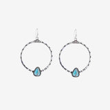 Artificial Turquoise Drop Earrings - Trendsi - Flyclothing LLC