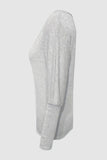 Cutout Round Neck Long Sleeve T-Shirt - Trendsi