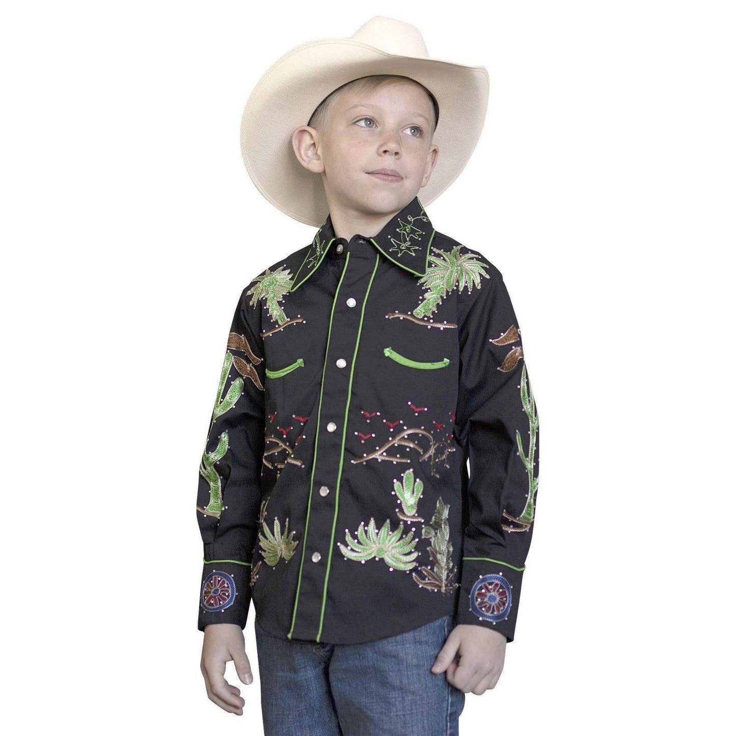 Rockmount Ranch Wear Kids Porter Wagoner Vintage Western Shirt - Rockmount Clothing - Flyclothing LLC