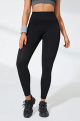 High Waist Active Leggings - Trendsi