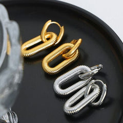 Titanium steel Dangle Earrings - Flyclothing LLC