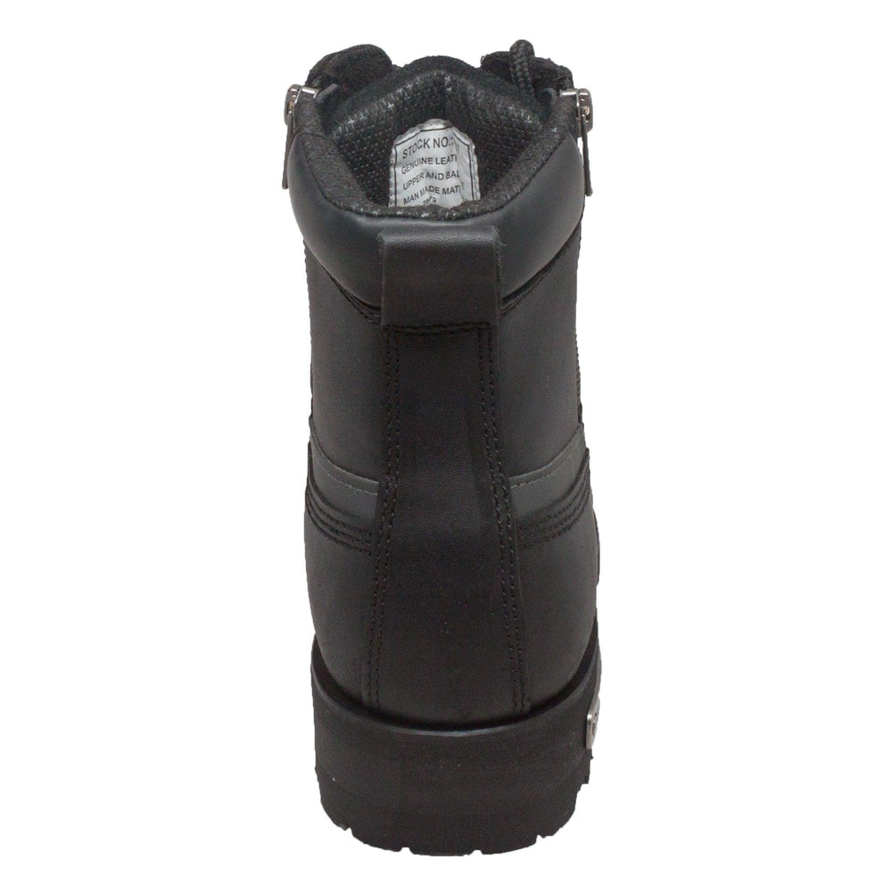 AdTec Women's 6" Reflective Double Zipper Biker Boot - AdTec - Flyclothing LLC