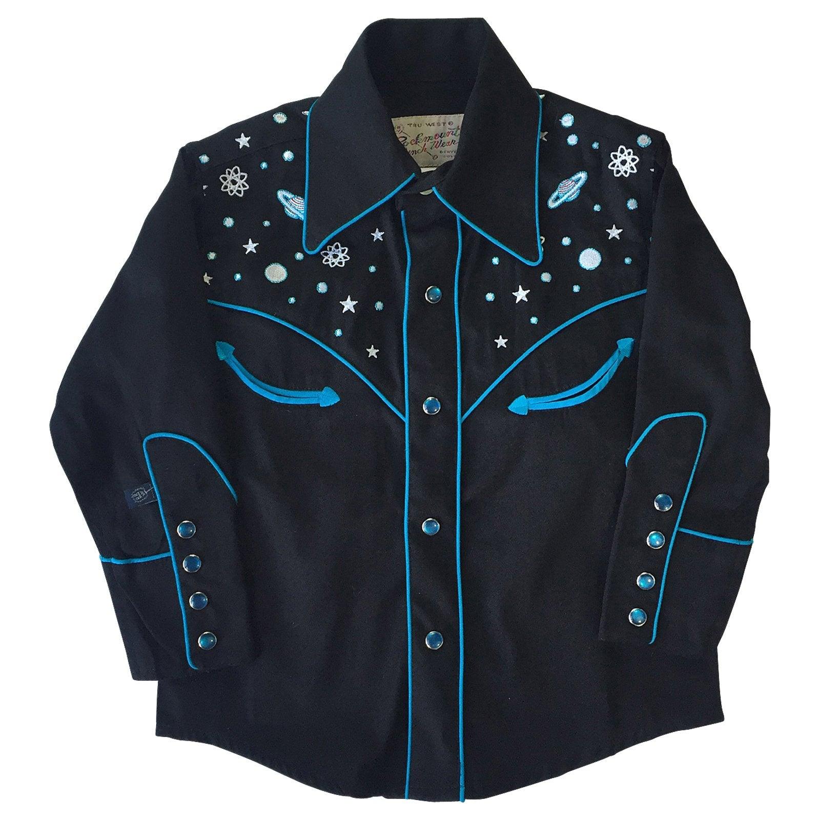 Rockmount Ranch Wear Kids "Out of This World" Embroidered Western Shirt - Flyclothing LLC
