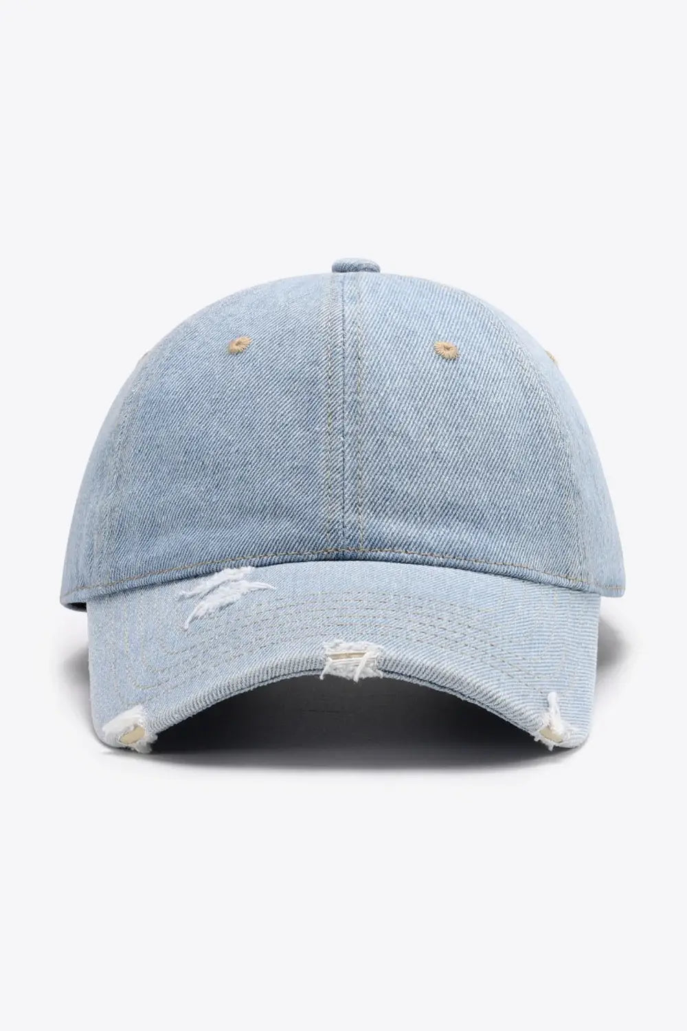 Distressed Adjustable Baseball Cap - Trendsi - Flyclothing LLC