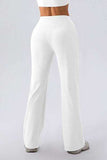 High Waist Straight Active Pants - Trendsi - Flyclothing LLC