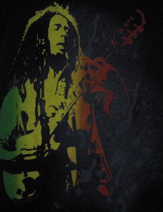 Bob Marley Rasta Guitar Shirt - Flyclothing LLC