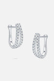 Moissanite 925 Sterling Silver Earrings - Trendsi - Flyclothing LLC