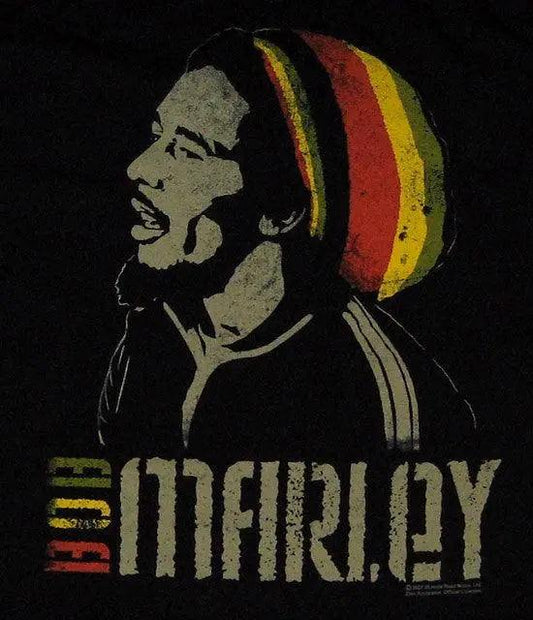 Bob Marley Old School T-Shirt - Bob Marley