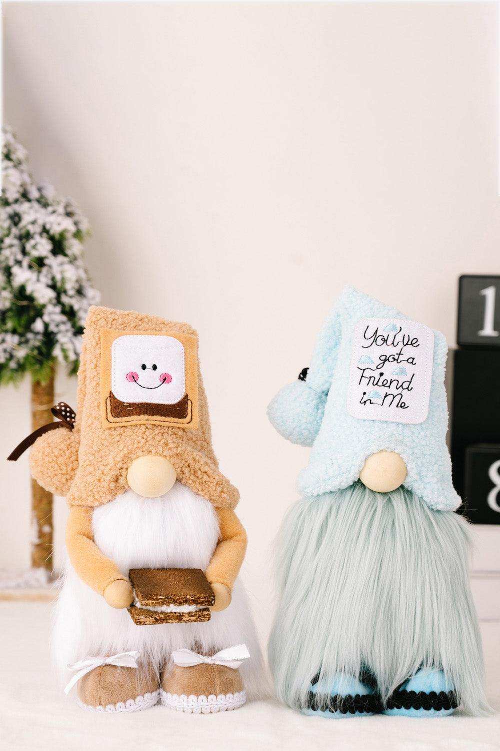 Mother's Day Pom-Pom Trim Faceless Gnome - Trendsi - Flyclothing LLC