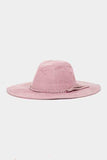 Fame Braided Faux Suede Hat - Trendsi - Flyclothing LLC