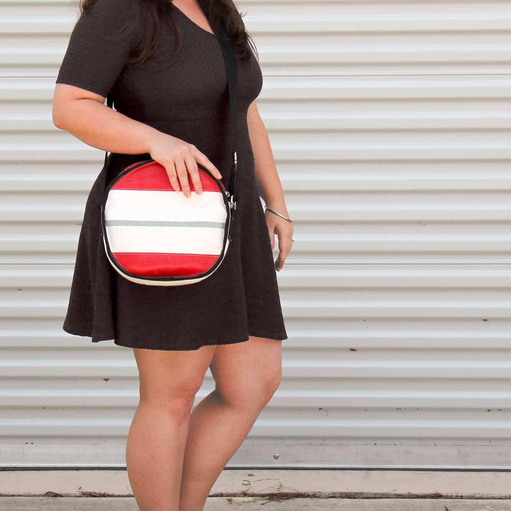 Firehose Round Shoulder Bag - Beaurer Creations - Flyclothing LLC