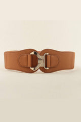Alloy Buckle Elastic Belt - Trendsi - Flyclothing LLC