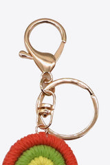 Assorted 4-Pack Rainbow Fringe Keychain - Flyclothing LLC