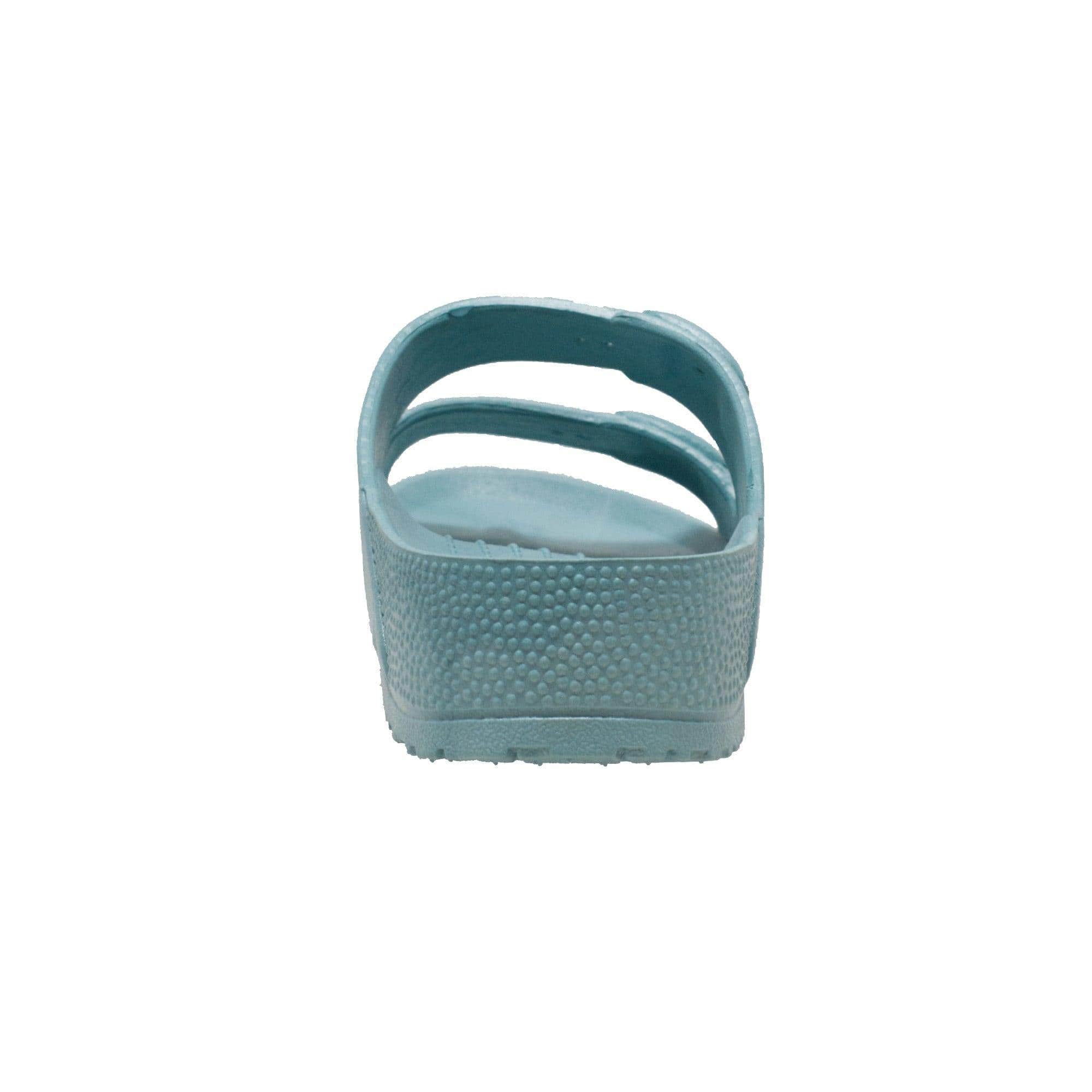 Women's Two Band Sandals Aqua - Flyclothing LLC