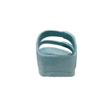 Women's Two Band Sandals Aqua - Tecs