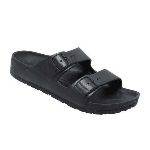 Tecs Women's Two Band Sandals Black - Tecs