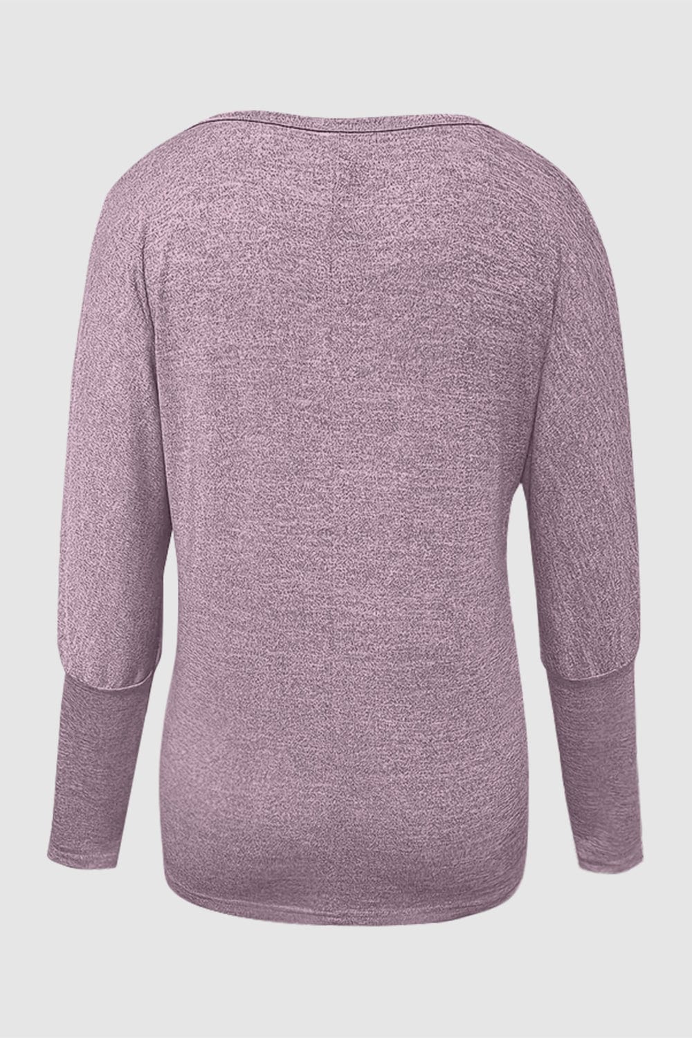 Cutout Round Neck Long Sleeve T-Shirt - Trendsi