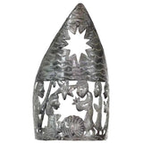 Tabletop Nativity Scene with Candle Holder (13" x 7") - Croix des Bouquets (H) - Croix des Bouquets (H)