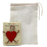 Dancing Girl Heart Pin - Creative Alternatives - Creative Alternatives - Flyclothing LLC