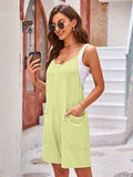 Spaghetti Strap Romper with Pockets - Trendsi - Flyclothing LLC