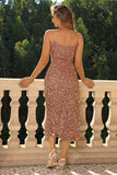 Spaghetti Strap Slit Midi Dress - Trendsi - Flyclothing LLC