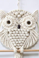 Hand-Woven Owl Macrame Wall Hanging - Flyclothing LLC
