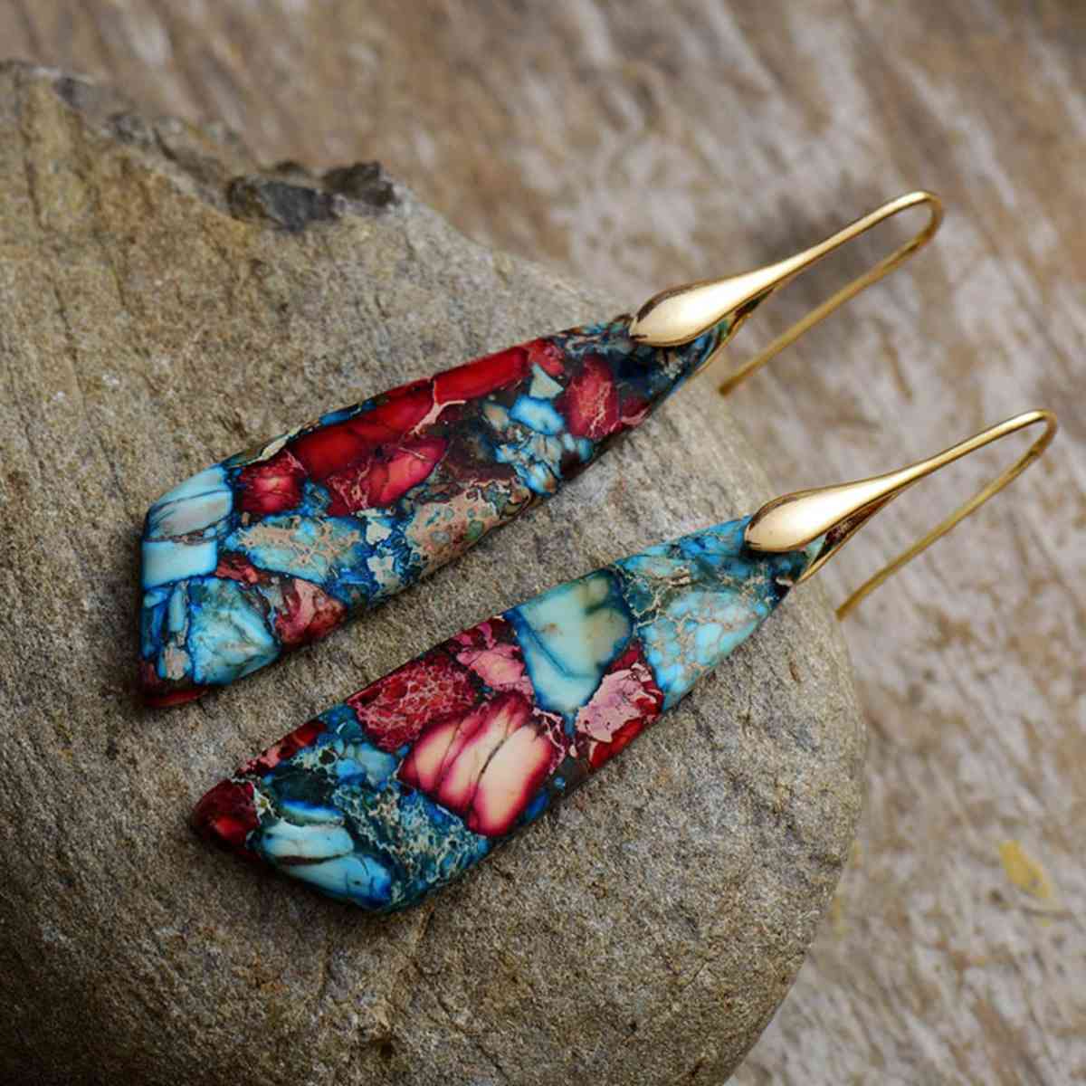 Geometrical Shape Dangle Earrings - Trendsi - Flyclothing LLC