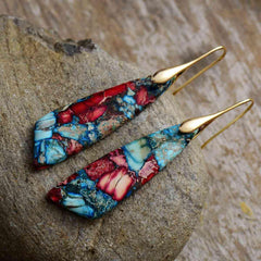 Geometrical Shape Dangle Earrings - Trendsi