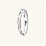 925 Sterling Silver Inlaid Moissanite Ring - Trendsi - Flyclothing LLC