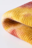 Tie-Dye Cuffed Rib-Knit Beanie Hat - Trendsi