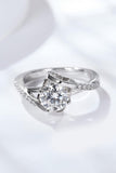 Limitless Love Platinum-Plated Moissanite Ring - Trendsi