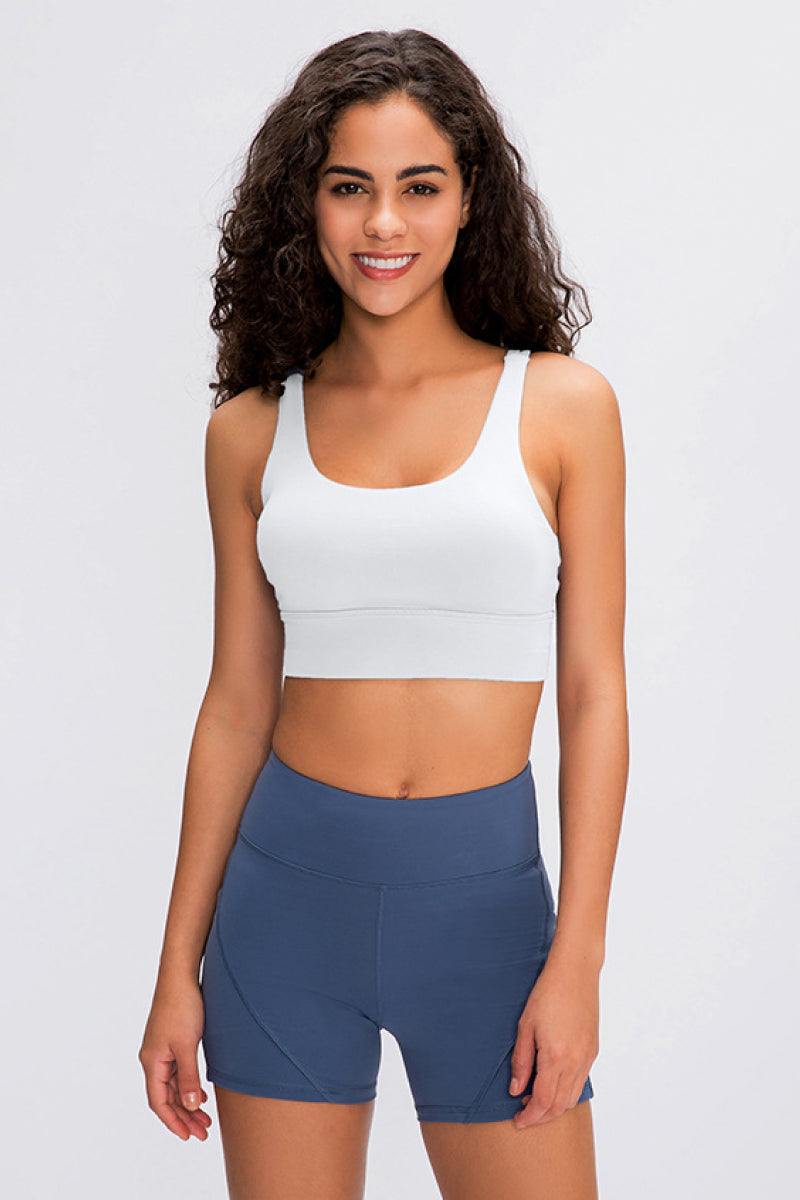 Double X Sports Bra - Basic Colors - Trendsi
