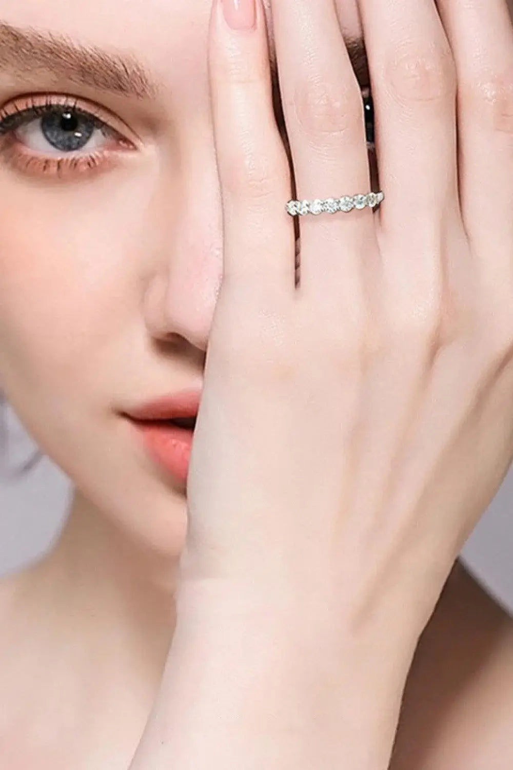 Can't Stop Your Shine Moissanite Platinum-Plated Ring - Trendsi - Flyclothing LLC