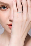 Can't Stop Your Shine Moissanite Platinum-Plated Ring - Trendsi