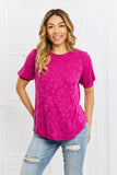 BOMBOM Carnival Vibes Animal Textured Top - Trendsi