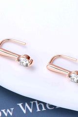 Moissanite 925 Sterling Silver Earrings - Flyclothing LLC