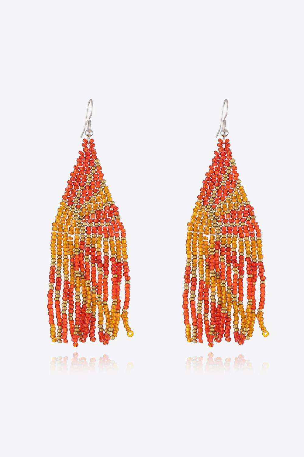 Beaded Dangle Earrings - Trendsi - Flyclothing LLC