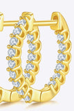 Moissanite 925 Sterling Silver Earrings - Trendsi - Flyclothing LLC