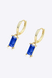 Retro 925 Sterling Silver Cubic Zirconia Drop Earrings - Trendsi - Flyclothing LLC