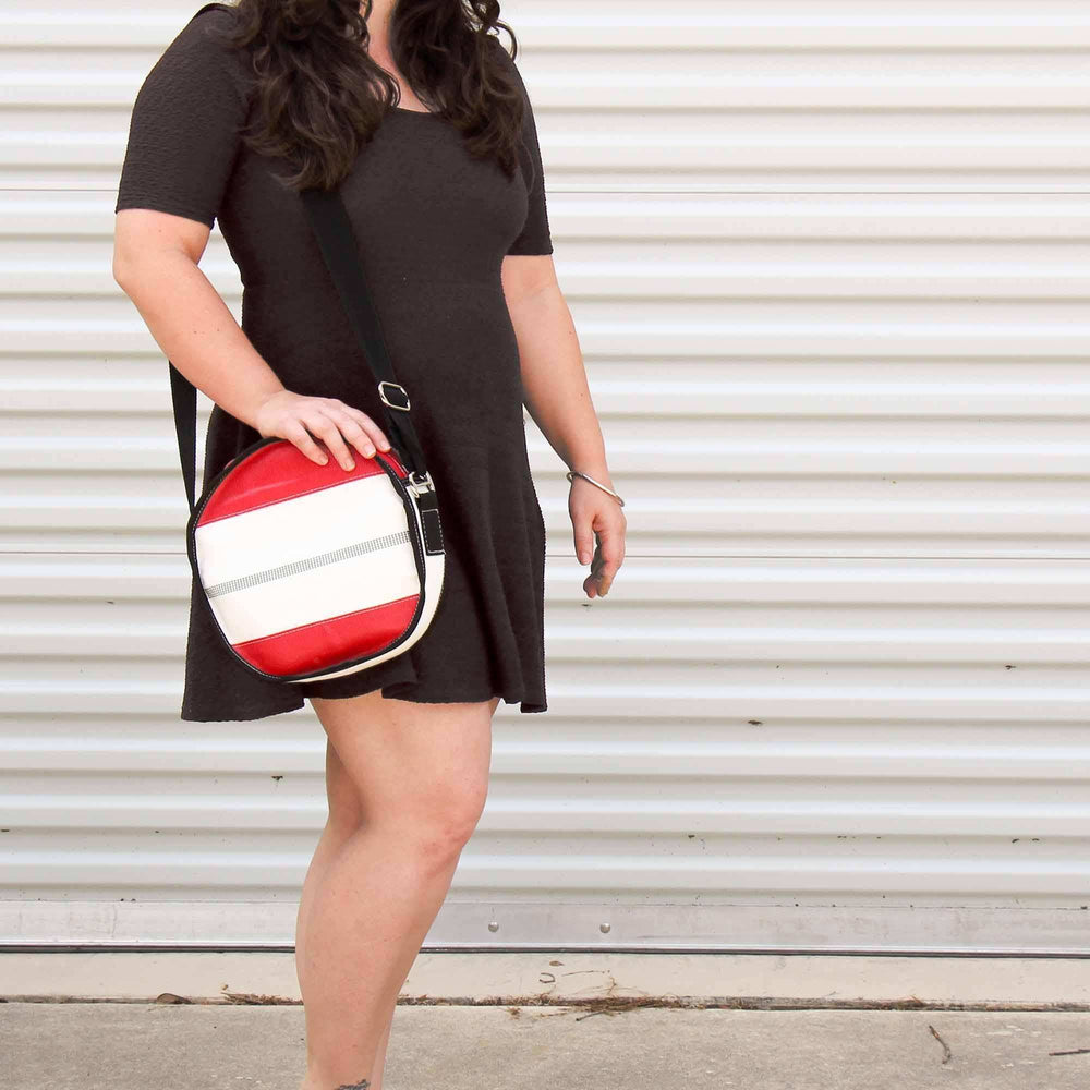 Firehose Round Shoulder Bag - Beaurer Creations - Flyclothing LLC