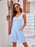 Spaghetti Strap Romper with Pockets - Trendsi - Flyclothing LLC