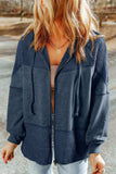 Zip-Up Drawstring Hooded Jacket - Trendsi - Flyclothing LLC