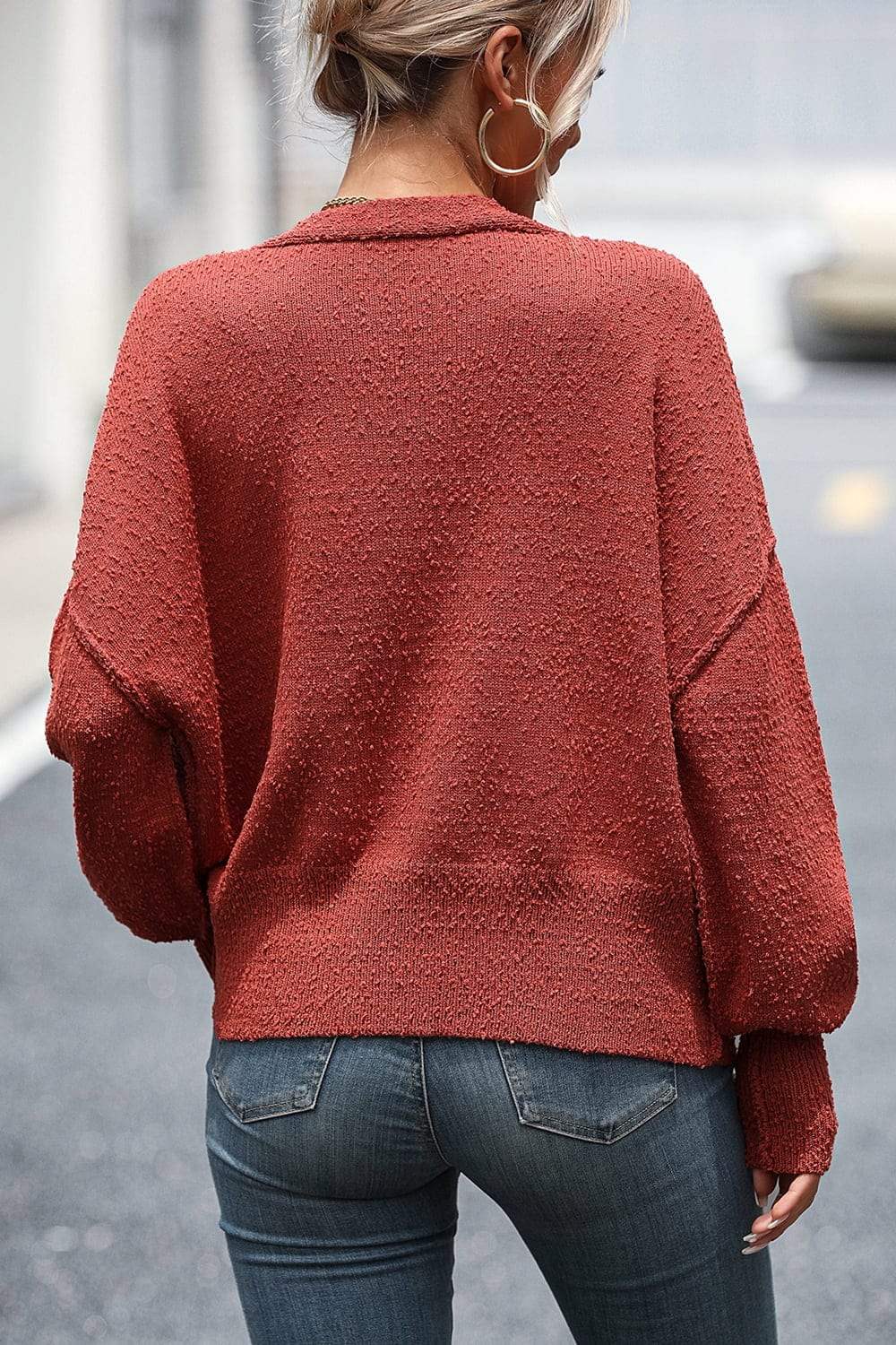 Button-Up Dropped Shoulder Cardigan - Trendsi - Flyclothing LLC