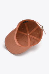 Distressed Adjustable Baseball Cap - Trendsi - Flyclothing LLC