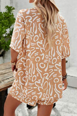 Printed Button Up Shirt and Shorts Set - Trendsi - Flyclothing LLC