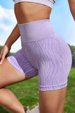 Wide Waistband Slim Fit Active Shorts - Trendsi - Flyclothing LLC