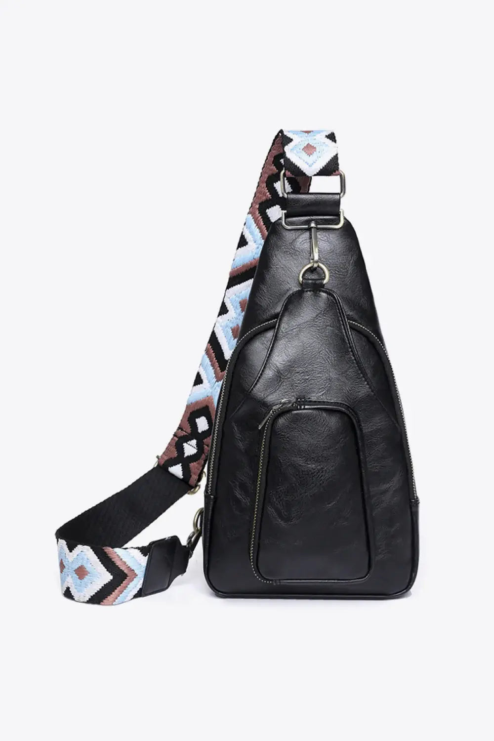 Take A Trip PU Leather Sling Bag - Trendsi - Flyclothing LLC
