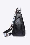 Take A Trip PU Leather Sling Bag - Trendsi - Flyclothing LLC
