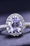 2 Carat Moissanite 18k Platinum-Plated Ring - Trendsi - Flyclothing LLC