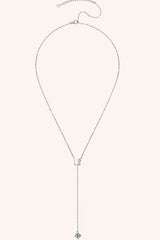 1 Carat Moissanite 925 Sterling Silver Necklace - Trendsi - Flyclothing LLC